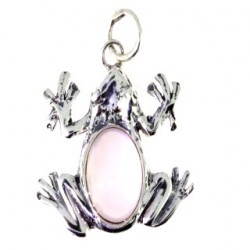 Sterling Silver Rose Quartz Pendant