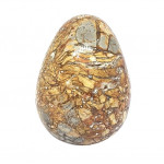 Agatized jasper egg