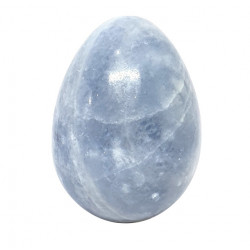 Blue calcite egg