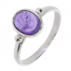 Bague 26-06 améthyste argent