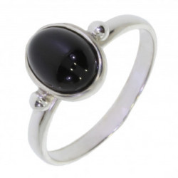 Ring 26-06 black onyx sterling silver