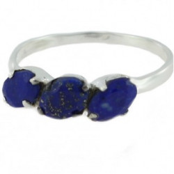 Bague 26-07 lapis lazuli argent