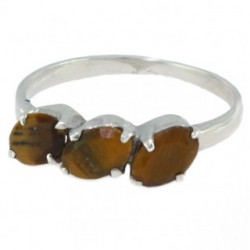 Ring 26-07 Tiger's Eye Sterling Silver