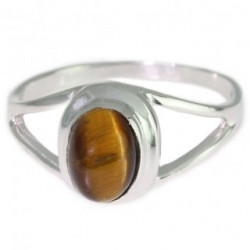 Ring 26-13 Tiger's Eye Sterling Silver