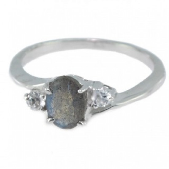 Ring 26-15 Labradorite Sterling Silver