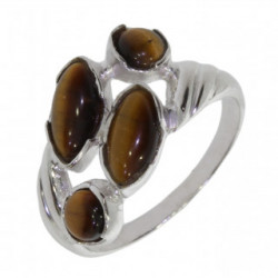 Ring 26-17 Tiger's Eye Sterling Silver