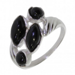Ring 26-17 Black Onyx Sterling Silver