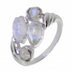 Ring 26-17 Moonstone Sterling Silver