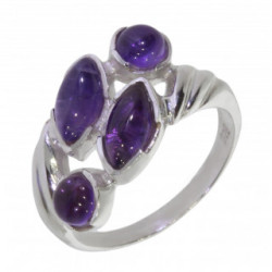 Ring 26-17 Amethyst Sterling Silver