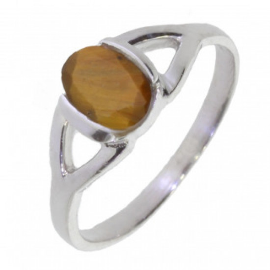 Ring 26-18 Tiger's Eye Sterling Silver