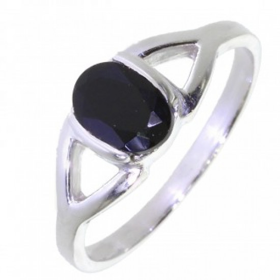 Ring 26-18 Black Onyx Sterling Silver
