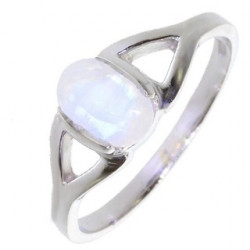 Ring 26-18 Moonstone Sterling Silver