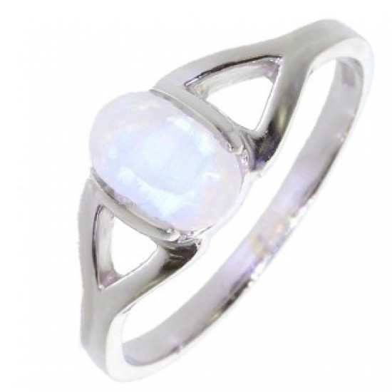 Ring 26-18 Moonstone Sterling Silver