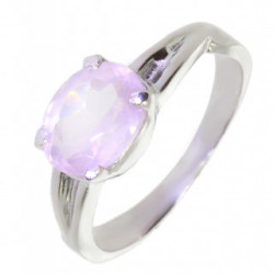 Ring 26-19 Rose Quartz Sterling Silver