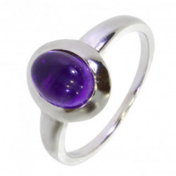 Ring 26-20 Amethyst Sterling Silver
