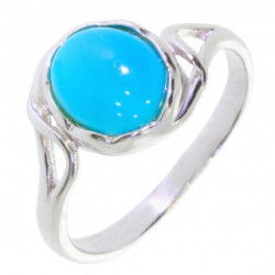 Bague 26-21 turquoise argent