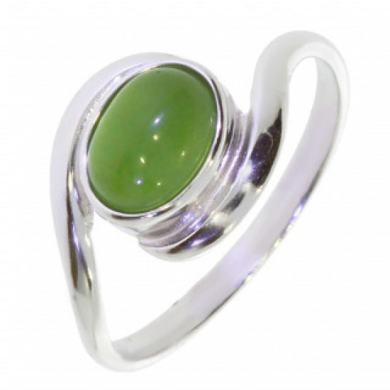 Ring 26-22 Jade Sterling Silver