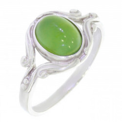 Bague 26-23 jade argent