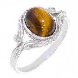 Ring 26-23 Tiger's Eye Sterling Silver