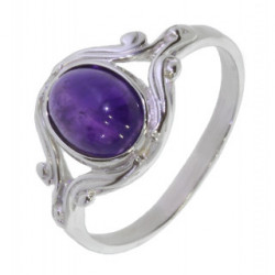 Bague 26-23 améthyste argent