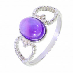 Bague 26-25 améthyste argent