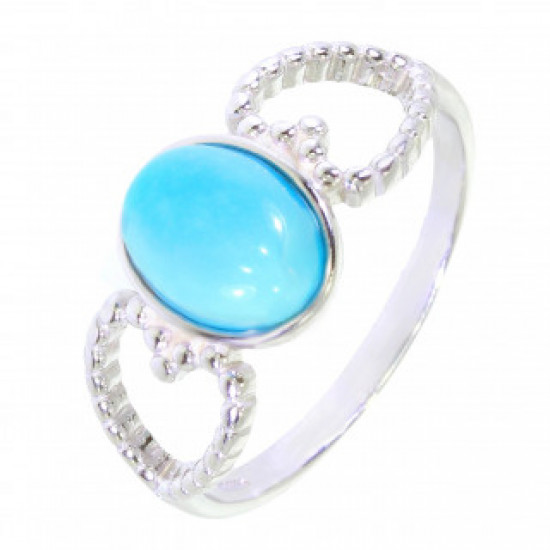Ring 26-25 Turquoise Sterling Silver