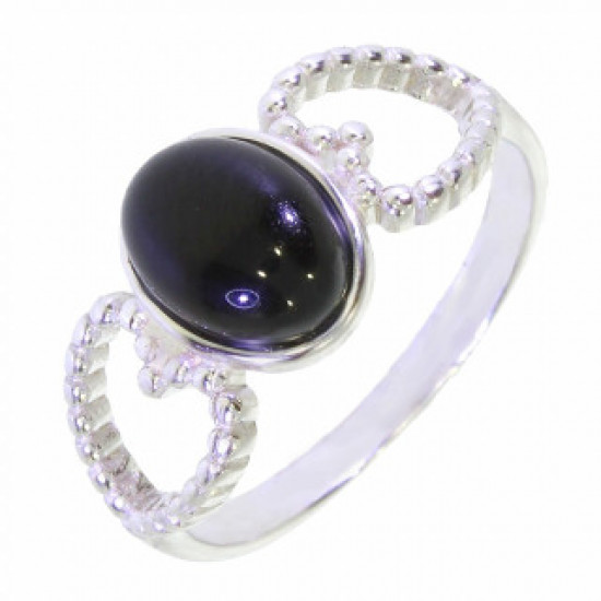 Ring 26-25 Black Onyx Sterling Silver