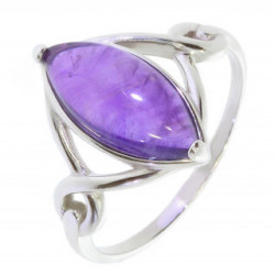 Bague 26-26 améthyste argent