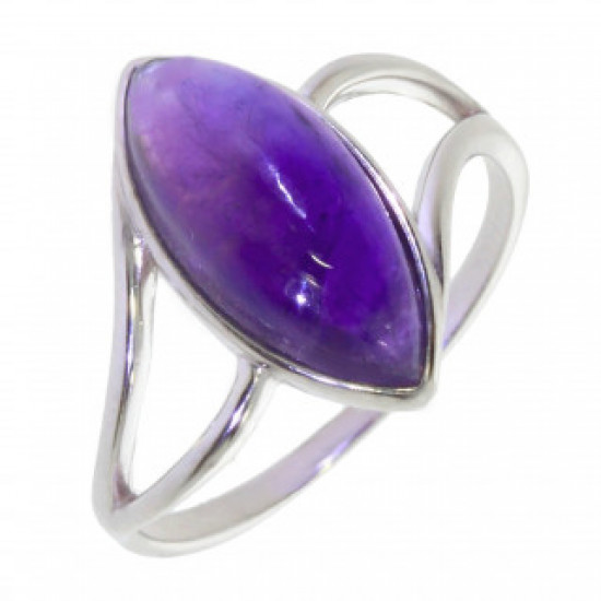 Ring 26-27 Amethyst Sterling Silver