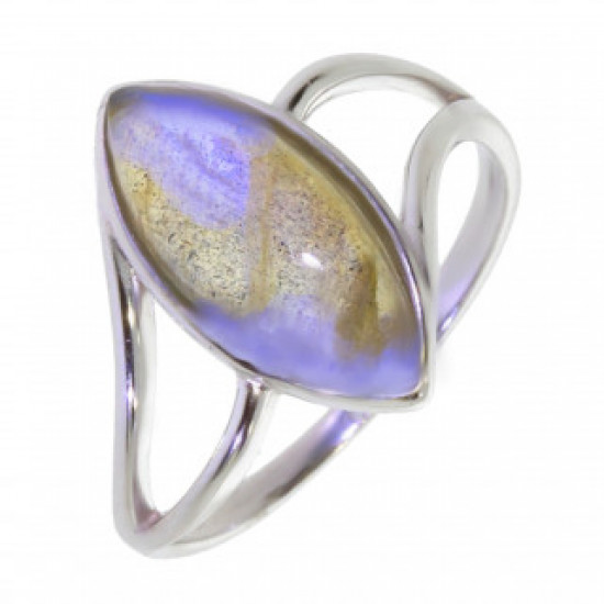 Ring 26-27 Labradorite Sterling Silver