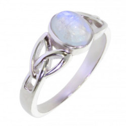 Ring 26-28 Moonstone Sterling Silver