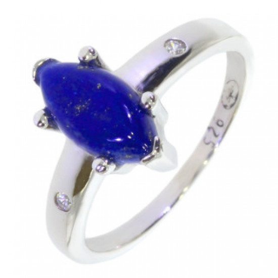 Ring 26-29 Lapis Lazuli Sterling Silver