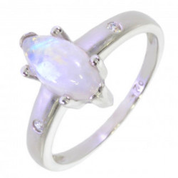 Ring 26-29 Moonstone Sterling Silver