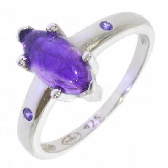 Ring 26-29 Amethyst Sterling Silver Ring 26-29 Amethyst Sterling Silver