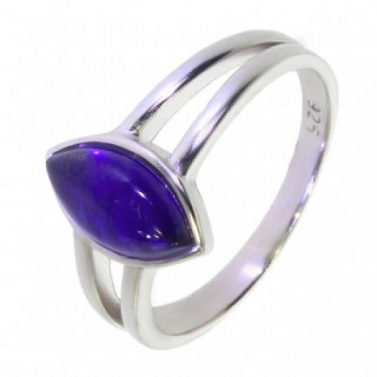 Ring 26-30 Amethyst Sterling Silver