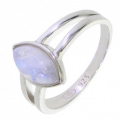 Ring 26-30 Moonstone Sterling Silver