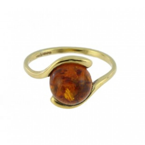Ring 30-01 Amber Vermeil