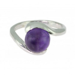 Ring 30-01 Amethyst Sterling Silver