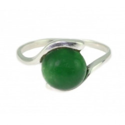 Ring 30-01 Jade Sterling Silver