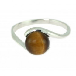 Ring 30-01 Tiger's Eye Sterling Silver