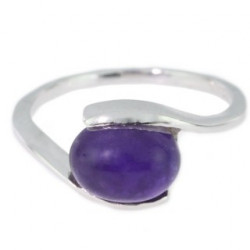Bague 30-02 améthyste argent