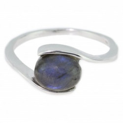 Bague 30-02 labradorite argent