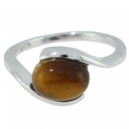 Ring 30-02 Tiger's Eye Sterling Silver
