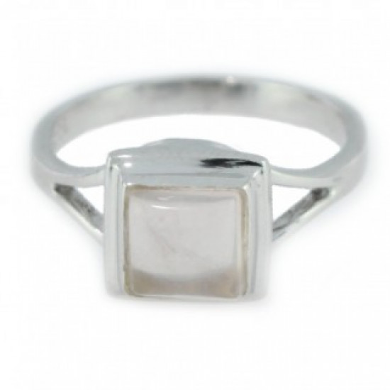 Ring 30-03 Rose Quartz Sterling Silver