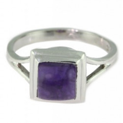 Bague 30-03 améthyste argent