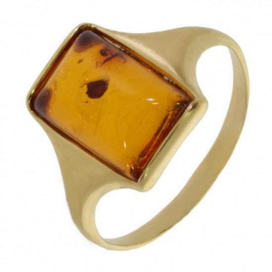 Ring 30-08 Amber Vermeil