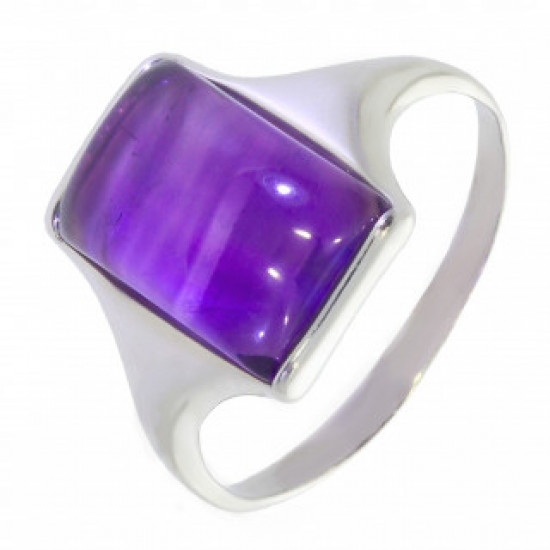 Ring 30-08 Amethyst Sterling Silver