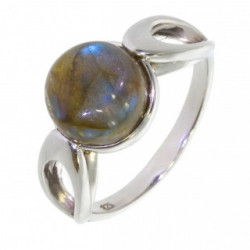 Bague 30-12 labradorite argent
