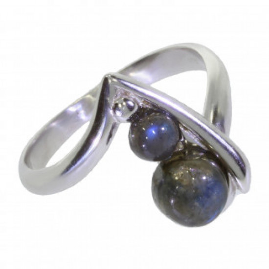 Ring 30-15 Sterling Silver Labradorite