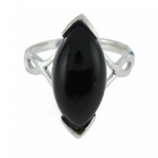 Ring 30-19 Sterling Silver Black Onyx